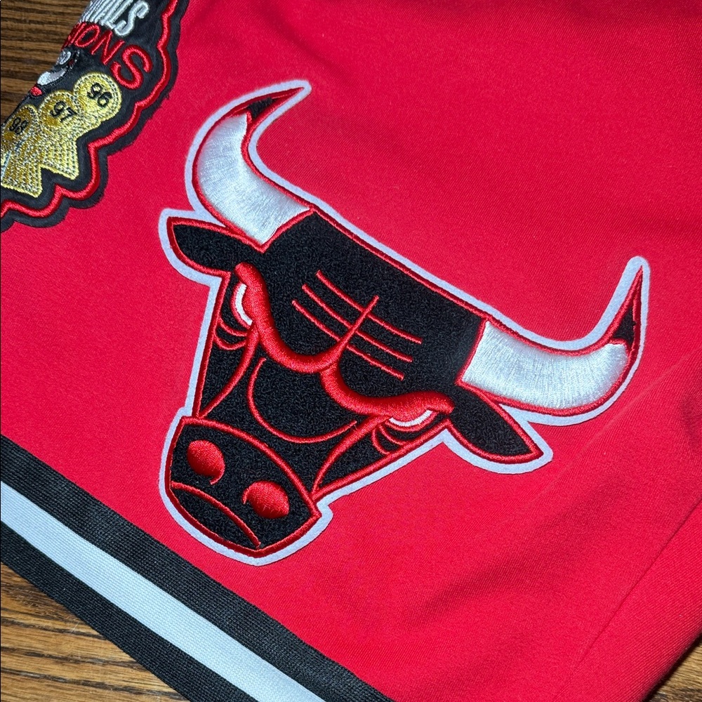 NBA CHICAGO BULLS CLASSIC MEN'S SHORT PRO Standard Sz M - Picture 2 of 12